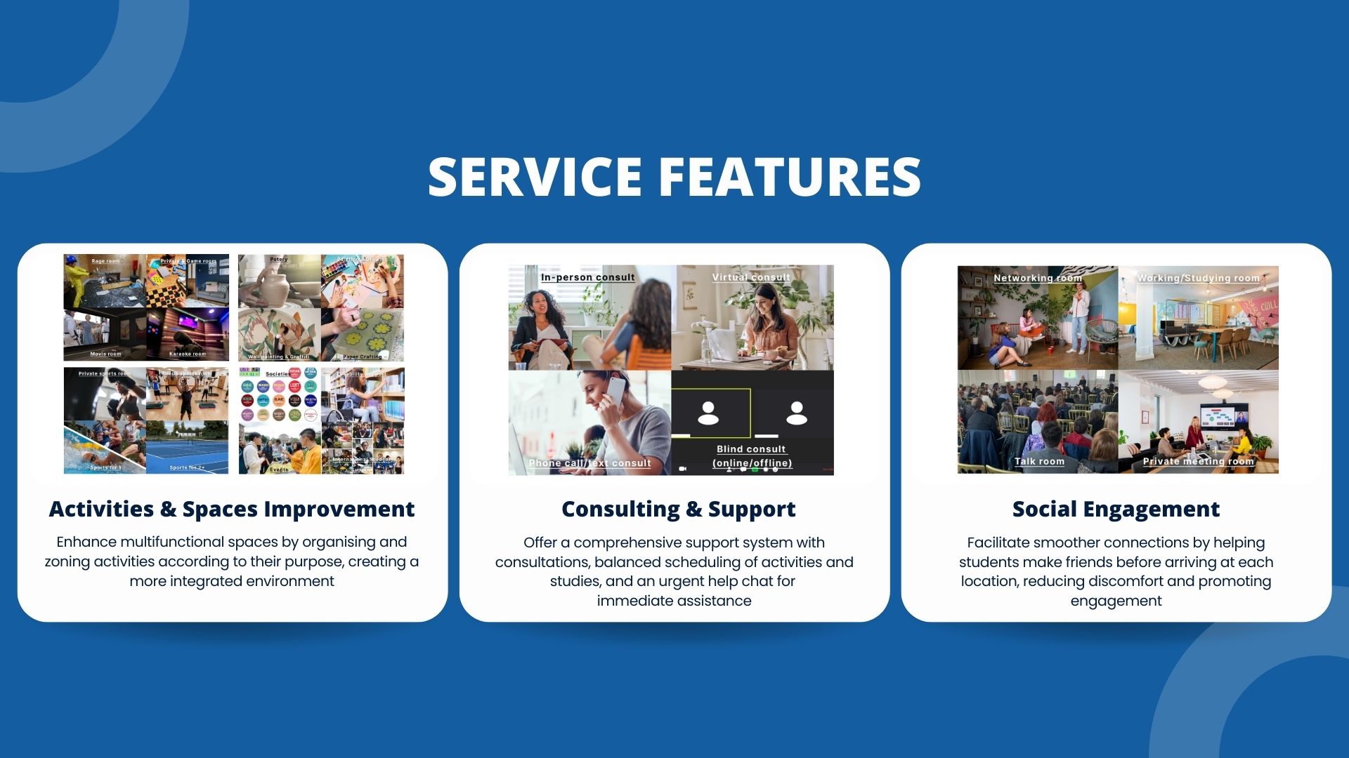 Service features