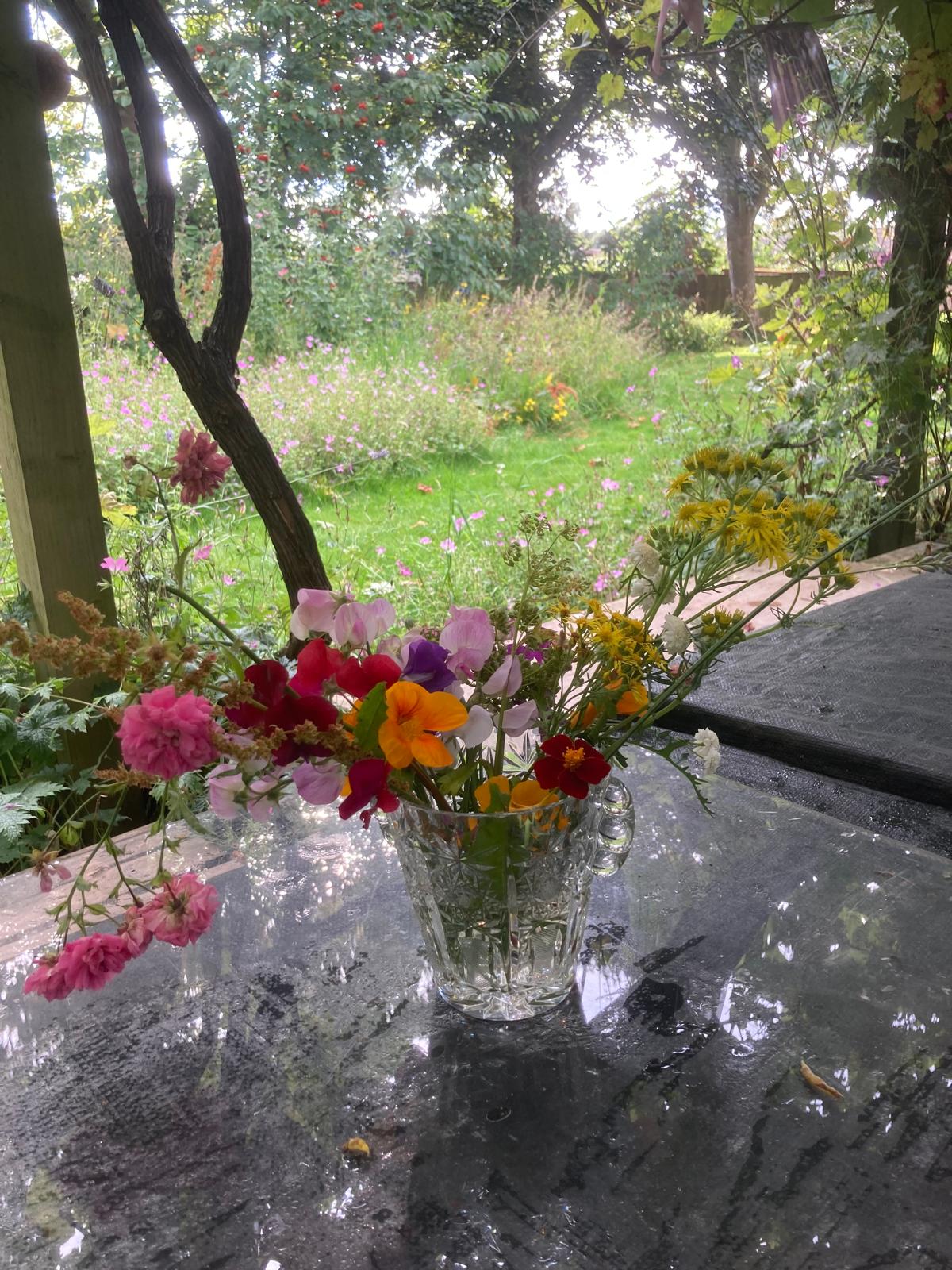 Flowers from Community Garden